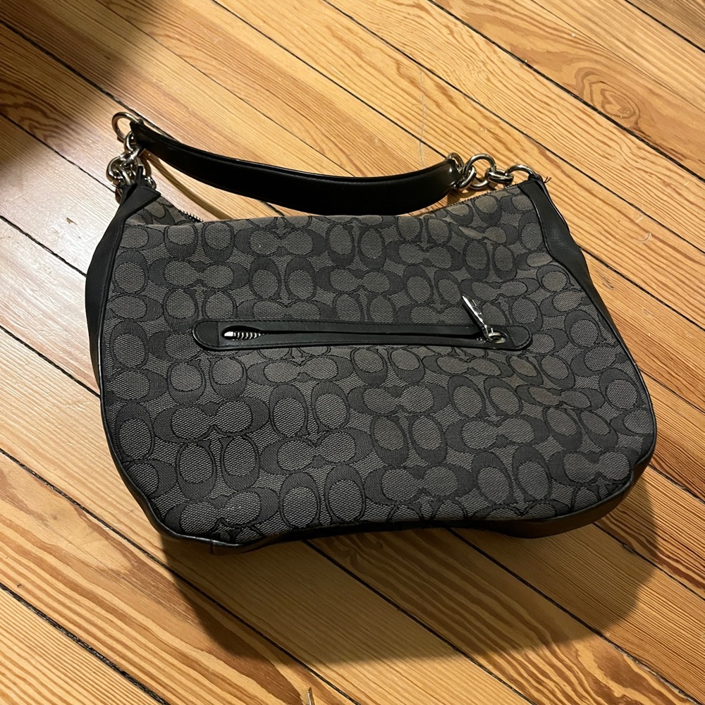 Coach Black and Gray Women's Bag